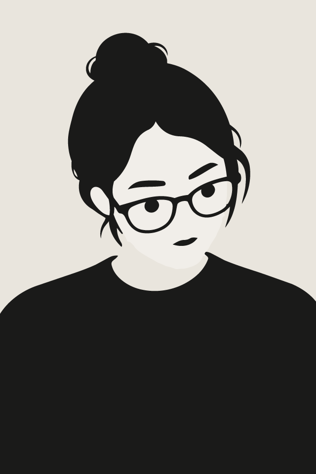 Retrato ilustrado de Xóchitl Natividad